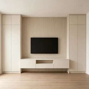 Living Room Wood Media Console