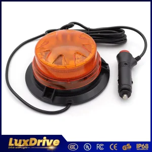 LED Car Light Waterproof Amber LED Beacon Strobe Warning Light Auto Parts Emergency Light Traffic Accessories for Vehicles for Trucks and Cars LED Work Light