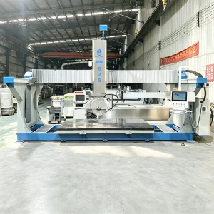 2026 Hualong 5 Axis CNC Bridge Saw Marble Granite Stone Cutting Machine for Granite by Top Chinese Manufacturer