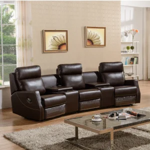 Electric Leather Message Sofa