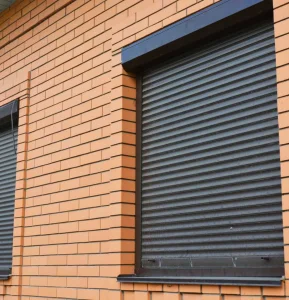Automatic Motorized Aluminum Electric Roller Shutter Window Industrial Design Style Horizontal Rolling Shutters Window