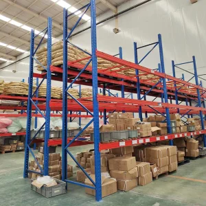 Drive-Through Push-Back Pallet Rack