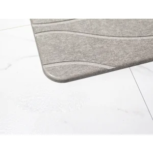 Super Absorbent Quick Drying Hard Diatomite Earth Bathroom Floor Mat Non-Slip Marble Stone Bath Mat