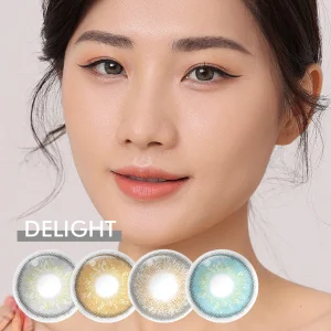 Free Sample Delight Colors Contacts Soft Lens Lentes De Contacto Eye Magister Cosmetic Color Contact Lens Colour Contact Lenses