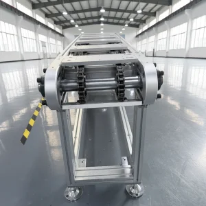 Automatic Chain Conveyor System for Packaging Line Smart Control Modular Design Stainless Steel Custom Conveyor Solution