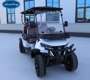 High Performance Easy Operate White Electric Golf Cart