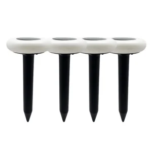 New Upgraded Lampara Solar Panel LED Exterior Lawn and Garden Outdoor Lights LED Solar Bollard Lamp Waterproof Lawn Light