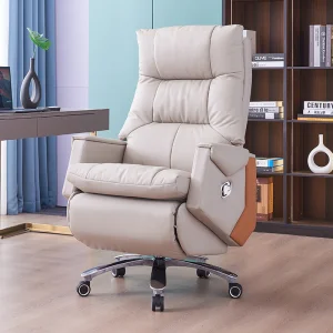Smart Electric Control Genuine Leather Office Chair