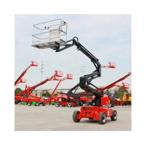 New Telescopic Self-Propelled Boom Lift Aerial Work Platform Electric Mini Lift