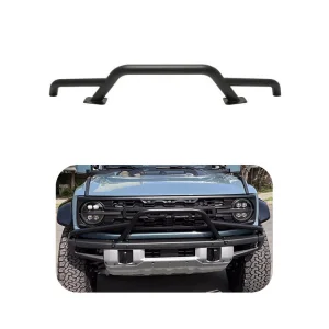 Black High Steel Front Bumper Bull U-Bar for Ford Bronco 2021+