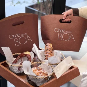 High-Quality Creative Bread Tote Bag with Customized logo Special-shaped Baked Dessert Packing Bag Kraft Paper Packaging Bag Supplier, Factories