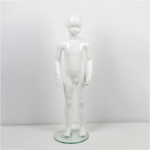Long-Lasting Budget-Friendly White Child Mannequin Boys and Girls Standing Mannequin with Face