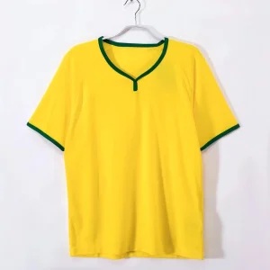 2014 Brazilian Retro Classic Football Jersey Shirt Vintage Style Soccer Jersey