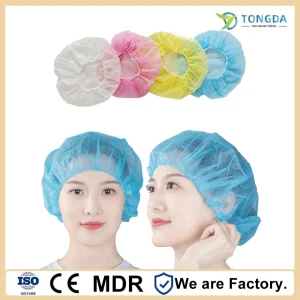 Health Care Factory OEM Customized Sanitary Surgical Nurse cap Disposable Bouffant Cap