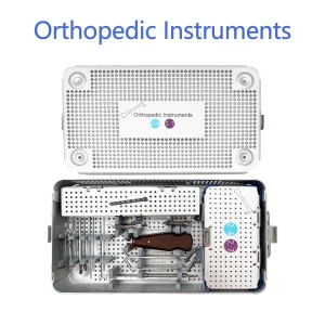 QSWTITAN Orthopedic Veterinary Kit 2.4/2.7 Locking Screw Orthopedic Instrument Set Multi-axial Locking Plates Screw Box