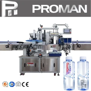 Automatic Front Back Double Sides Label Applicator Plastic/Glass Square/Round Wine Bottle Self Adhesive Sticker Labeling Machine