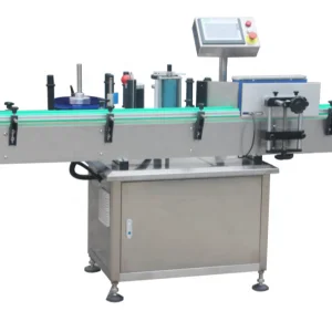 Factory Automatic Vertical Round Bottle Sticker Labeling and Coding Machine