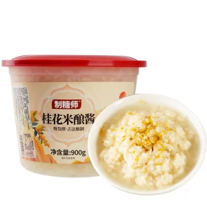 Osmanthus Rice Ferment Sweet Dessert Topping Chewy Grain Add in for Drinks Milk Tea Ice Cream Yogurt and Pastries