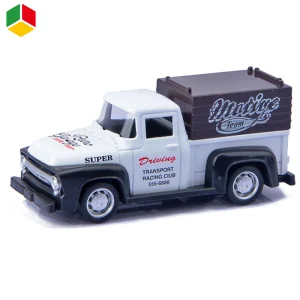 QS Wholesale Children Educational Metal Diecast Car Model Toy Promotion Gift 1: 64 Mini Alloy Die Cast Pull Back Truck Vehicle Model Toys for Kids