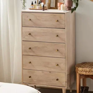 Elegant handcrafted wooden drawer storage dressers in premium finish suitable for luxurious traditional homes