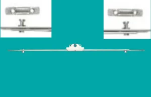 Nisen Hot Sale Transmission Rod for Outward Opening Window