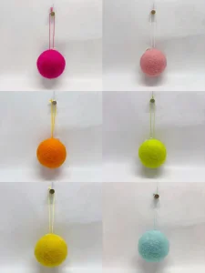 Wholesale Colorful Woollen Felt Ball Ornaments