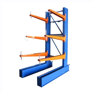 Jracking CE Certified Industrial Warehouse Pipe Shelving Heavy Duty Cantilever Racking for Long Metal Parts Storage