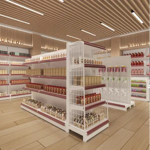 Supermarket Shelving Display Gondola Rack
