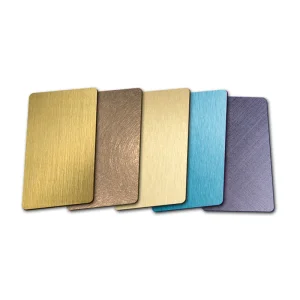 China Factory 201 304 316 310S 410 430 18k Gold Pink Green Stainless Steel Gold Plate Color Stainless Steel Sheet