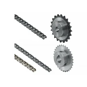 Premium Steel Sprocket Chain Set Heat Treated Roller Chains for Industrial Machinery