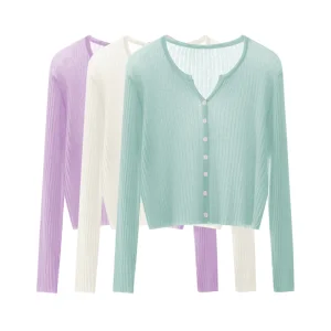 Summer Thin Ice Silk Sunscreen Jacket