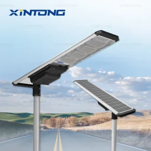 IP67 Waterproof LED Outdoor All in One Two Integrated Solar Panel Power Street Road Garden Light