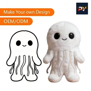 Juguete de peluche personalizado de algodón orgánico fantasma Halloween