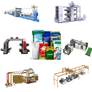 2025 Fully Automatic High Speed PP Rice Bag Manufacturer Woven Sack Making Machine Pp Polypropylene Big Bags Production Line