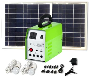 Portable Solar Power System with Solar Panels, Solar Inverter, Solar Battery, Solar Controller