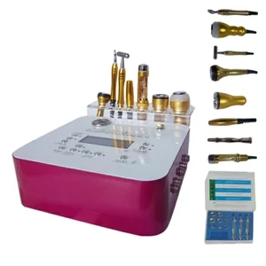 Professional 8 in 1 Diamond Microdermabrasion Bio Lifting Face Machine/electroosmosis Skin Electroporation Microcurrent Face Lif