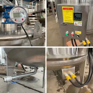 200 Liter High Dispersant Electric Heating Formulation Probiotic Solution 304 Mixing Tank