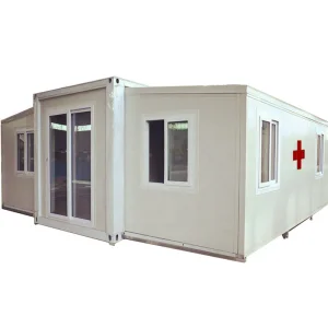 Hysun 2026 Expandable Container House Prefabricated Hospital Clinic Rooms Prefab Medical Buildings Earthquake Resistant Sandwich