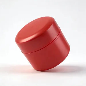 Matte Red PET Jar