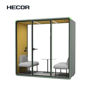 Modern Technical Office Pod with IntelliSense System for Confidential Meetings and Secure Talks