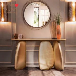 Xijiayi Luxurious Unique Lobby Console Table for a Creative and Artistic Vibe.