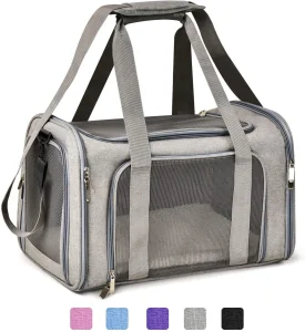 High Quality Durable Expandable Airline Approved Pet Carrier Bag