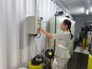 Containerised Seawater Desalination Container Moveable RO Sea Water Desalination RO Unit