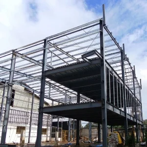 Easy Demountable Temporary Prefab Steel Workshop Building for Site Project