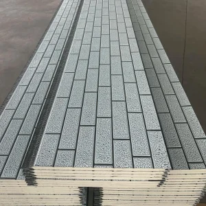 Modern Fireproof External Carved Polyurethane-Cement-Wall-panels Pu Metal Exterior Wall Panel Sandwich Panel Feature Widely Used