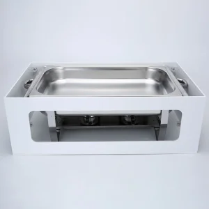 Chafing Dish Guard White Acrylic Food Warmer Stand Cover
