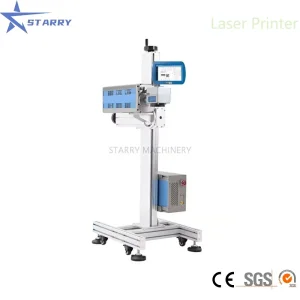 Fiber Fly Laser Marking Machine Date Coding Machine 20W 30W 50W Online Laser Printer