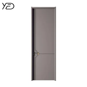 Europe British Standard Wooden Fire-Rated Door with Vision Panel Push Fire Core Exit Emergency Door
