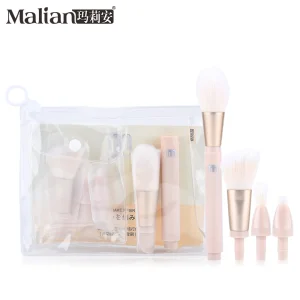 Factory 4pcs Multifunction Brush Portable Makeup Brush Set for Private Label Travel Makeup Brush Set