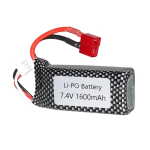 New Off-road Remote Control Vehicle Battery 7.4V 1600mAh 25C High Discharge Lithium Polymer Battery for RC Car